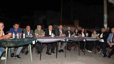 MASKİ GENEL MÜDÜRÜ TALAT POSTACI, TURGUTLU İLÇESİNE BAĞLI SELVİLİTEPE MAHALLESİ'NDE