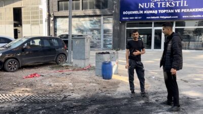 BURSA'NIN OSMANGAZİ İLÇESİNDE BİR KİŞİ MERCEDES MARKA LÜKS CİPİNİ PARK