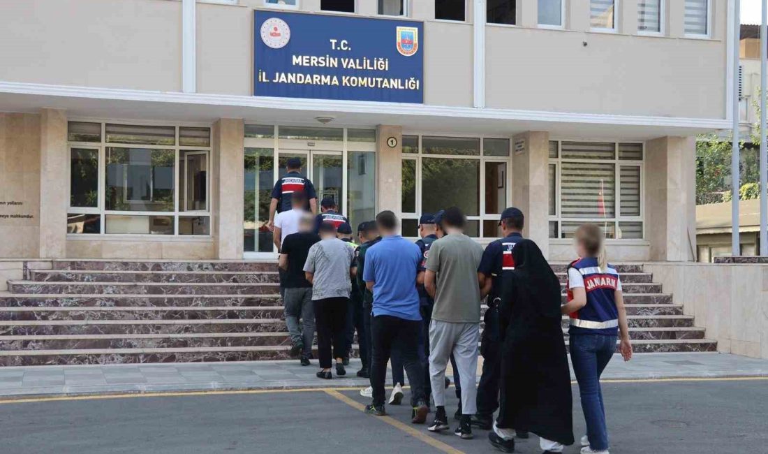 MERSİN MERKEZLİ 9 İLDE JANDARMA EKİPLERİ MİT'İN DESTEĞİYLE TERÖR ÖRGÜTÜ