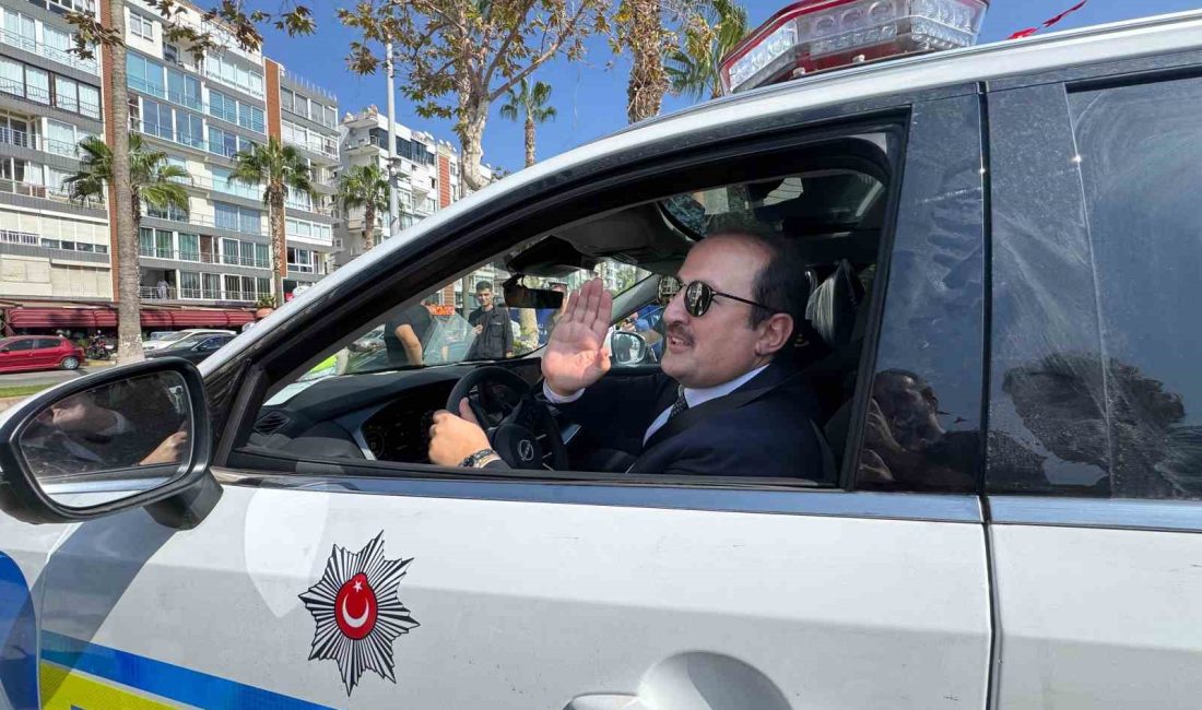 MERSİN'DE EMNİYET VE JANDARMA TEŞKİLATLARINA KATILAN 238 ARACIN TANITIMI İÇİN