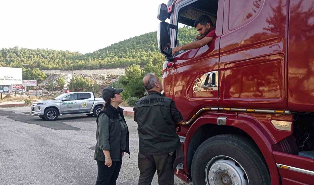 MERSİN'İN SİLİFKE İLÇESİNDE ORMAN SUÇLARIYLA MÜCADELE ÇERÇEVESİNDE DENETİM GERÇEKLEŞTİRİLDİ.