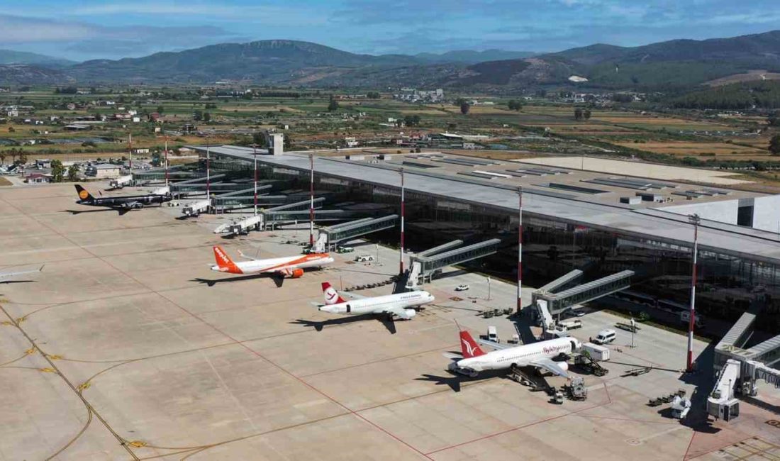 MUĞLA’NIN ULUSLARARASI İKİ HAVALİMANINDAN BİRİSİ OLAN MİLAS-BODRUM HAVALİMANI, 9 AYDA