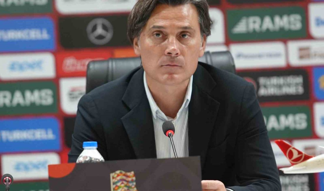 TÜRKİYE TEKNİK DİREKTÖRÜ VİNCENZO MONTELLA, KARADAĞ MAÇINDA HAK ETTİKLERİ BİR