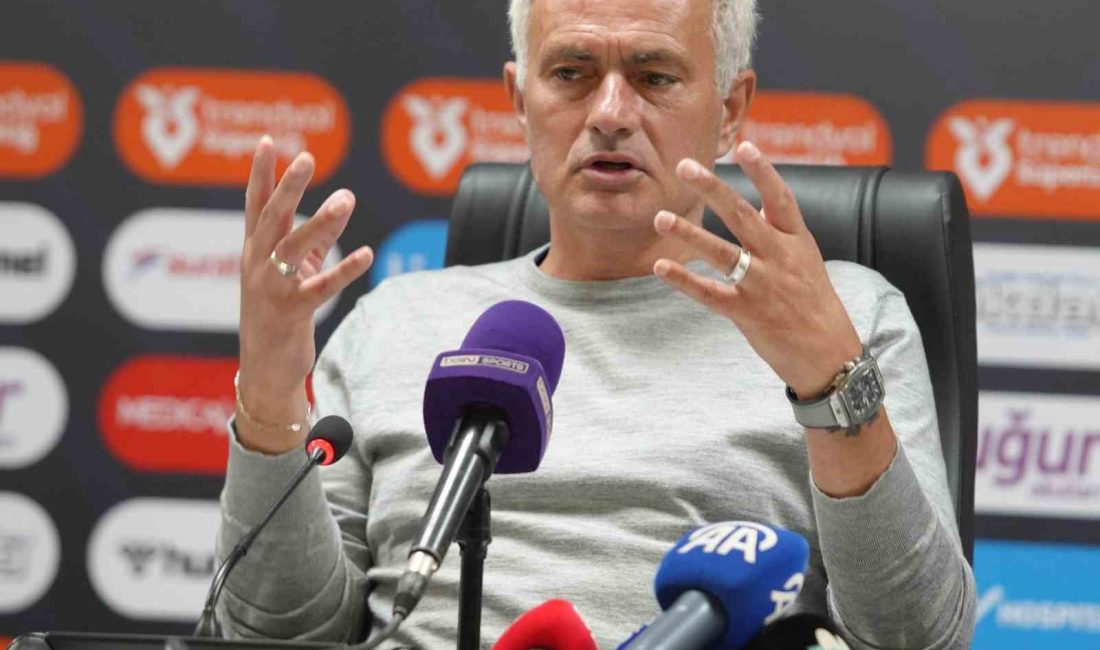 FENERBAHÇE TEKNİK DİREKTÖRÜ JOSE MOURİNHO, SAMSUNSPOR MAÇININ ARDINDAN YAPTIĞI AÇIKLAMADA,