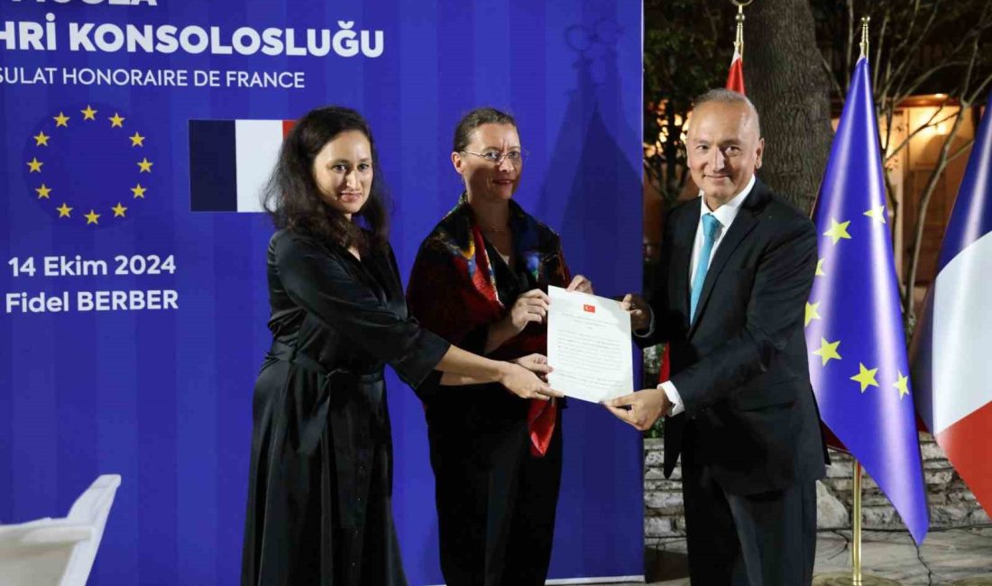 MUĞLA’YA FRANSA FAHRİ KONSOLOSU FİDEL BERBER’İN ATAMASI YAPILDI.
