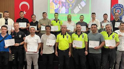 MUĞLA İL EMNİYET MÜDÜRLÜĞÜ'NDEN TRAFİK POLİSLERİNE ALKOLMETRE KULLANIM EĞİTİMİ