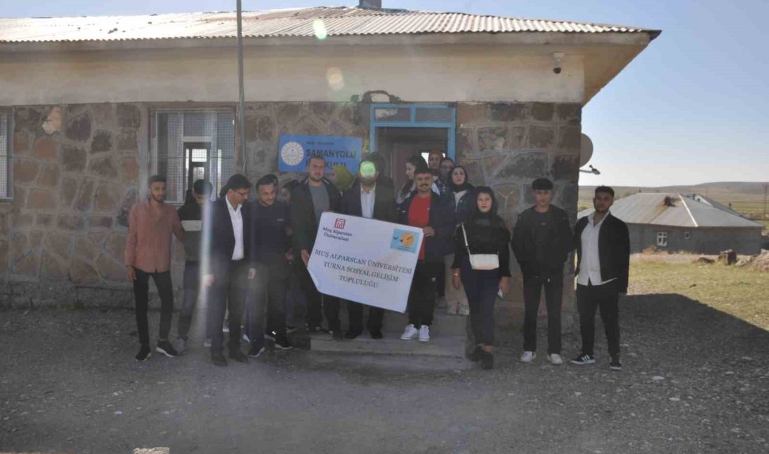 MUŞ’UN BULANIK İLÇESİNDEKİ ÜNİVERSİTE ÖĞRENCİLERİ, “BİR HAYAL, BİR FIRÇA” PROJESİ