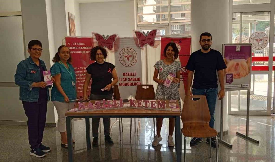 AYDIN'IN NAZİLLİ İLÇESİNDE NAZİLLİ DEVLET HASTANESİ'NDE 1-31 EKİM MEME KANSERİ