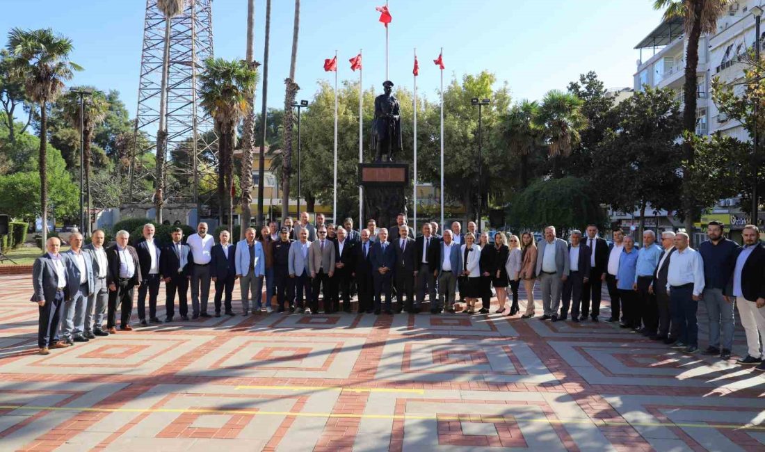 AYDIN'IN NAZİLLİ İLÇESİNDE 19 EKİM MUHTARLAR GÜNÜ DOLAYISIYLA TÖREN DÜZENLENDİ.