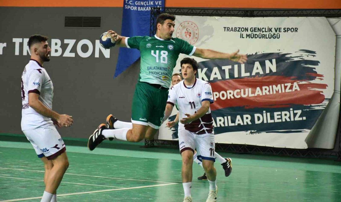 NİLÜFER BELEDİYESPOR ERKEK HENTBOL TAKIMI, TRABZON BÜYÜKŞEHİR BELEDİYESPOR DEPLASMANINDA 40-35