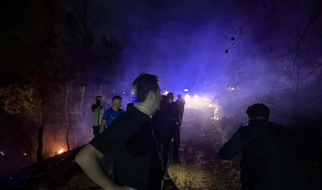 ORTACA'DAKİ ORMAN YANGINI KISMEN KONTROL ALTINA ALINDI