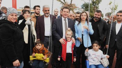 Osmangazi Belediyesi, Hamitler Mahallesinde yapımı tamamlanan İsmet Paşa Parkı’nı düzenlenen