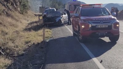 ANTALYA’NIN AKSEKİ İLÇESİNDE RUS VATANDAŞI KULLANDIĞI OTOMOBİL İLE TAKLA ATTI.