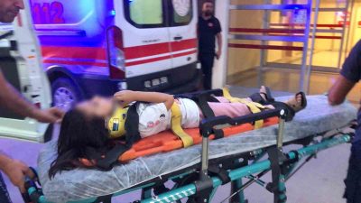 ADIYAMAN’DA OTOMOBİLİN ÇARPTIĞI KIZ ÇOCUĞU YARALANDI.
