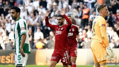 BEŞİKTAŞ’IN PORTEKİZLİ FUTBOLCUSU RAFA SİLVA, KONYASPOR KARŞISINDA KAYDETTİĞİ GOLLE 7