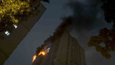 RUSYA ORDUSUNUN UKRAYNA'NIN BAŞKENTİ KİEV'E GERÇEKLEŞTİRDİĞİ DRON SALDIRISI SONUCU 1