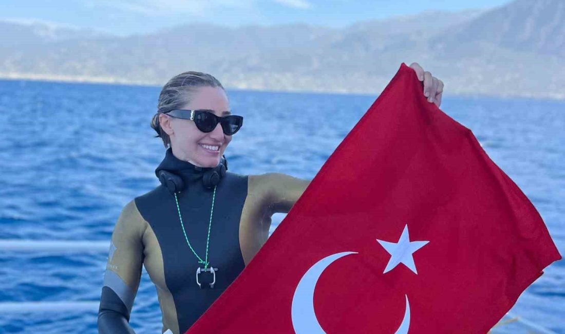 MİLLİ SPORCU ŞAHİKA ERCÜMEN, YUNANİSTAN’IN KALAMATA KENTİNDE DÜZENLENEN SERBEST DALIŞ