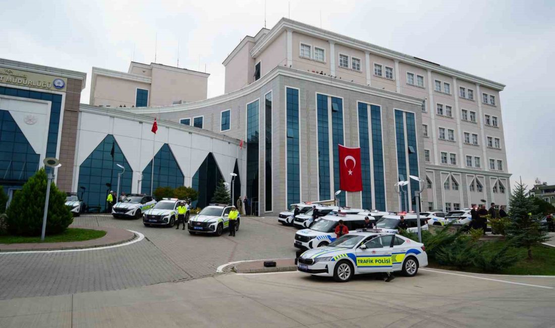 İÇİŞLERİ BAKANLIĞI TARAFINDAN TAHSİS EDİLEN 91 YENİ ARAÇ, SAMSUN EMNİYET