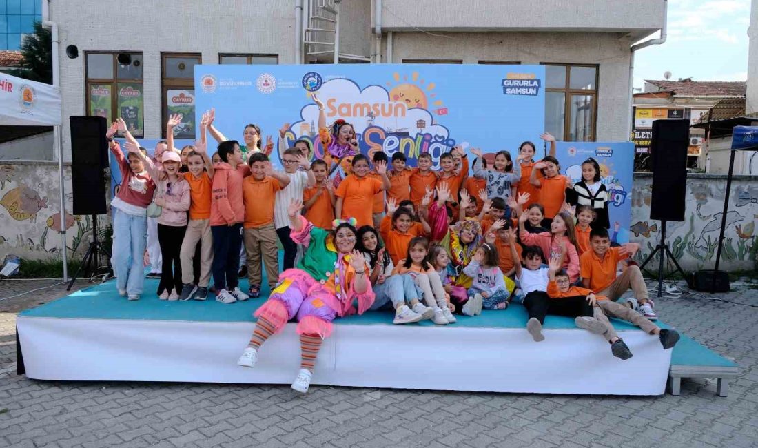 SAMSUN BÜYÜKŞEHİR BELEDİYESİ TARAFINDAN 17 İLÇEYİ KAPSAYAN ÇOCUK ŞENLİKLERİNİN İKİNCİ
