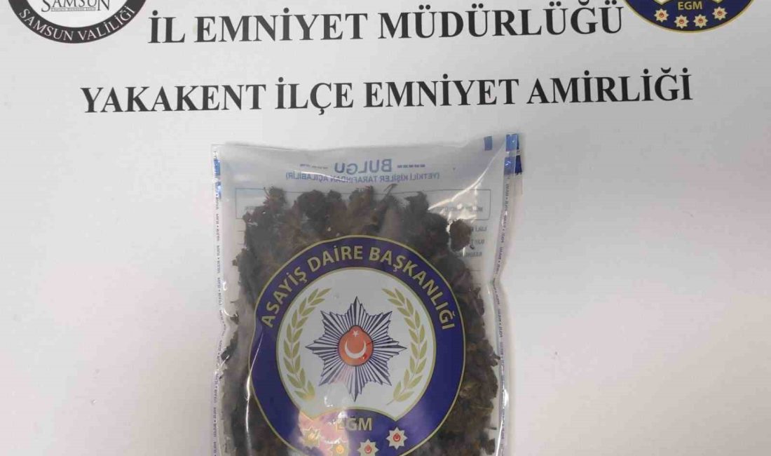 SAMSUN'UN İLKADIM VE YAKAKENT İLÇELERİNDE DÜZENLENEN UYUŞTURUCU OPERASYONLARINDA 5 KİŞİ