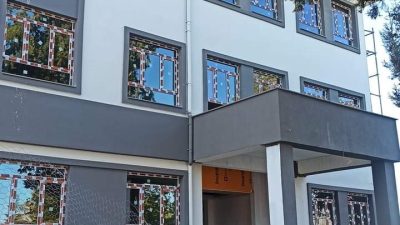 MANİSA'NIN SARIGÖL İLÇESİNDE İNŞAATI TAMAMLANAN VE SON HAZIRLIKLARI YAPILAN ŞEHİT