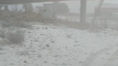 SARIKAMIŞ'A YILIN İLK KARI DÜŞTÜ(KARS-İHA)