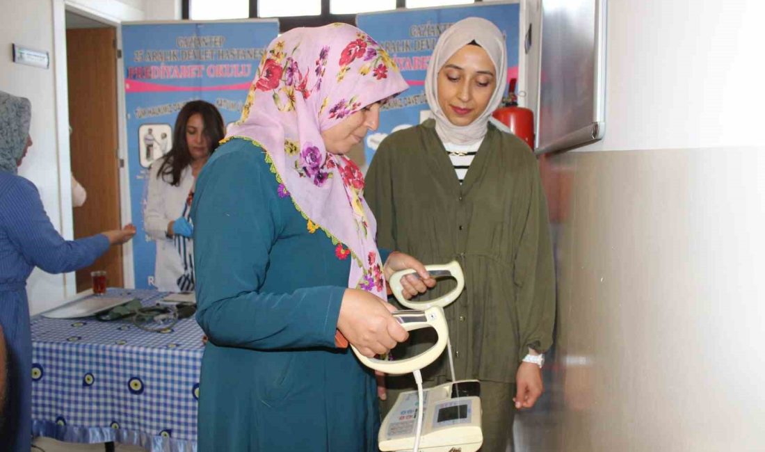 ŞEHİTKAMİL’DE DİYABETLE MÜCADELEDE FARKINDALIK ETKİNLİĞİ
