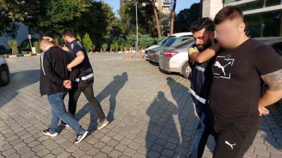 SAMSUN ADLİYESİNE SEVK EDİLEN F.K. VE G.Ş. ÇIKARILDIKLARI MAHKEMECE TUTUKLANARAK