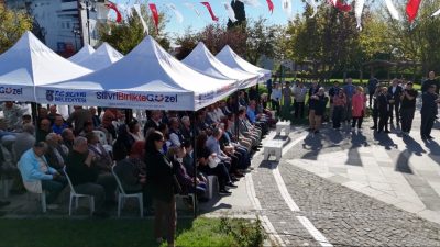 SİLİVRİ BELEDİYESİ, ORTAKÖY MAHALLESİNDE YERLİ VE MİLLİ TOHUMLUK ARPA DAĞITIM