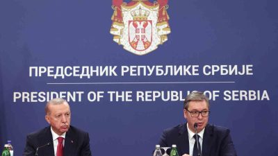 SIRBİSTAN CUMHURBAŞKANI ALEKSANDAR VUCİC, “TÜRKİYE BALKANLAR’DAKİ EN BÜYÜK AKTÖRLERDEN BİRİ,