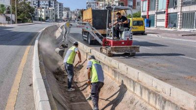 KEPEZ BELEDİYESİ,  KIŞ MEVSİMİ ÖNCESİ ŞİDDETLİ YAĞIŞLARDA TAŞKIN RİSKİNİ