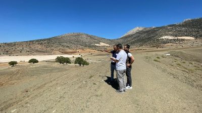 AFYONKARAHİSAR’IN ŞUHUT İLÇESİNDE YAPIMI PLANLANAN GÖLET İÇİN YER TESPİT ÇALIŞMASI