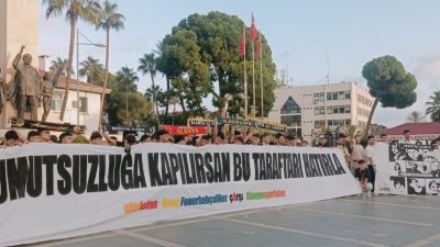 ANTALYA'NIN ALANYA İLÇESİNDE TARAFTAR GRUPLARI, KADINLARA VE ÇOCUKLARA KARŞI YAPILAN