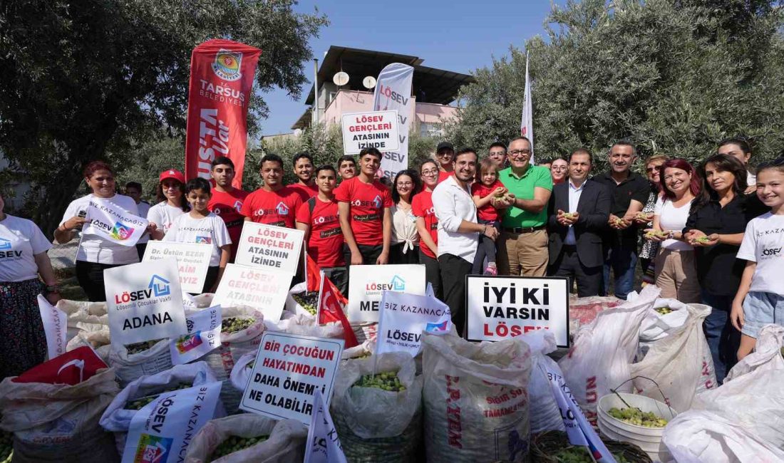 TARSUS BELEDİYESİNE BAĞLI DR. ÜSTÜN EZER ZEYTİN GEN KORUMA ALANINDA,