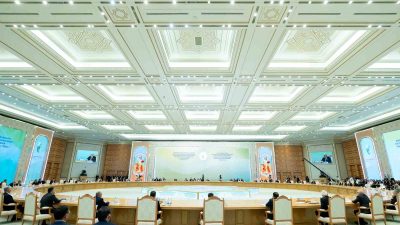 TBMM BAŞKANI NUMAN KURTULMUŞ, TÜRKMENİSTAN’IN BAŞKENTİ AŞKABAT’TA BÜYÜK TÜRK ŞAİRİ