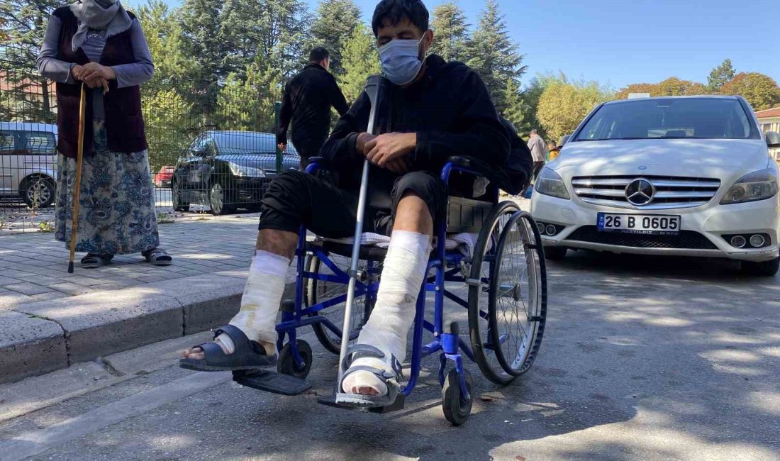 ESKİŞEHİR'DE YAKLAŞIK 3 YILDIR VÜCUDUNDA YARALAR ÇIKAN VE ÇÜRÜMELER OLUŞAN
