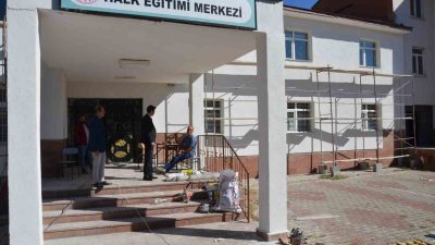 TERCAN HALK EĞİTİM MERKEZİ YENİLENİYOR