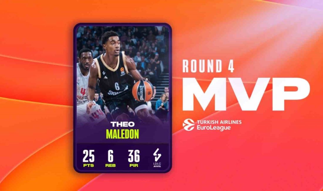 THY EUROLEAGUE'DE 4. HAFTANIN EN DEĞERLİ OYUNCUSU (MVP) ASVEL'İN FRANSIZ