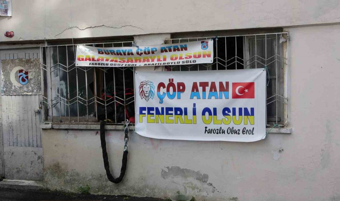 TRABZON'DA YAŞAYAN BİR VATANDAŞ MAHALLESİNDE BULUNAN EVİNİN YANINDA BULUNAN BİNANIN
