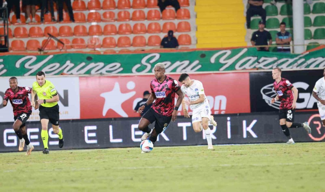 TRENDYOL SÜPER LİG'İN 9. HAFTASINDA ALANYASPOR EVİNDE KARŞILAŞTIĞI KASIMPAŞA’YA 2-1