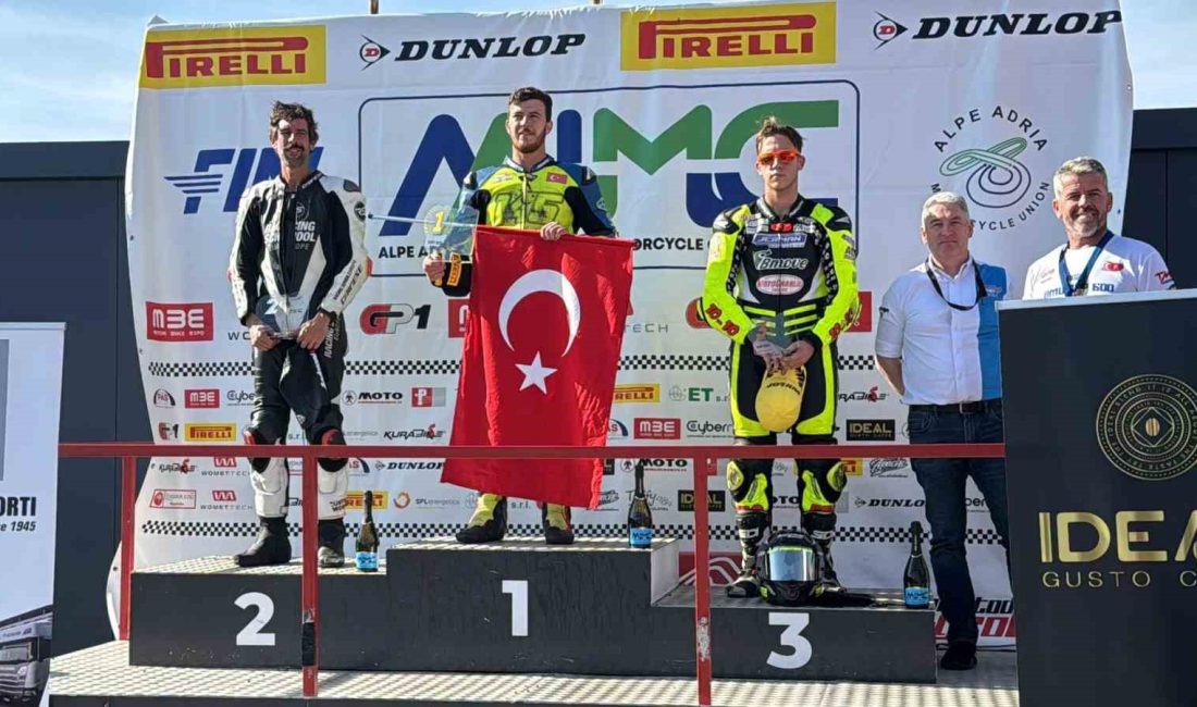 MANİSA'NIN TURGUTLU İLÇESİNDEN HIRVATİSTAN'IN RİJEKA KENTİ GROBNİK PİSTİNDE 600CC KATEGORİSİNDE