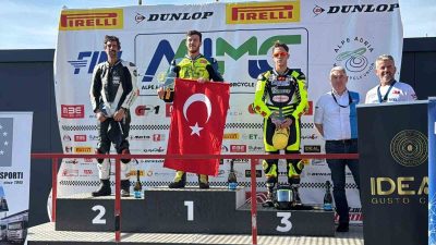 MANİSA'NIN TURGUTLU İLÇESİNDEN HIRVATİSTAN'IN RİJEKA KENTİ GROBNİK PİSTİNDE 600CC KATEGORİSİNDE