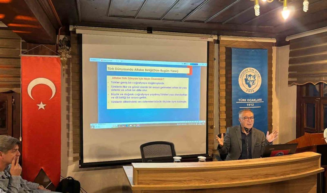 ESKİŞEHİR TÜRK OCAĞI'NDA KONUŞAN MUĞLA SITKI KOÇMAN ÜNİVERSİTESİ EDEBİYAT FAKÜLTESİ