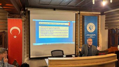 ESKİŞEHİR TÜRK OCAĞI'NDA KONUŞAN MUĞLA SITKI KOÇMAN ÜNİVERSİTESİ EDEBİYAT FAKÜLTESİ