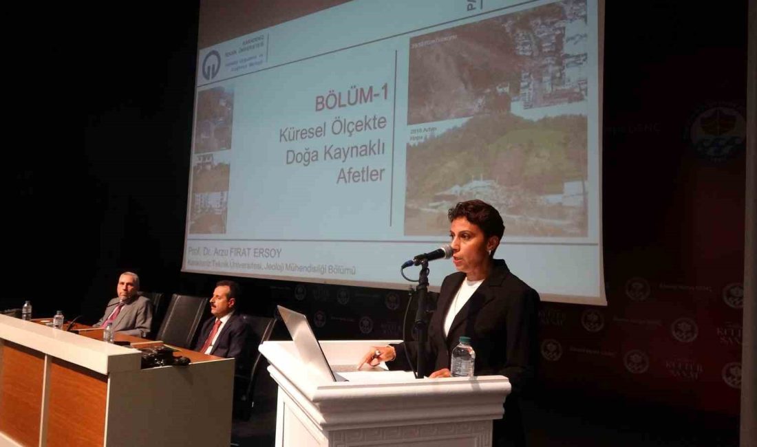 PROF. DR. ARZU FIRAT ERSOY, ÜLKEMİZ AFETLERİN EN ÇOK YAŞANDIĞI