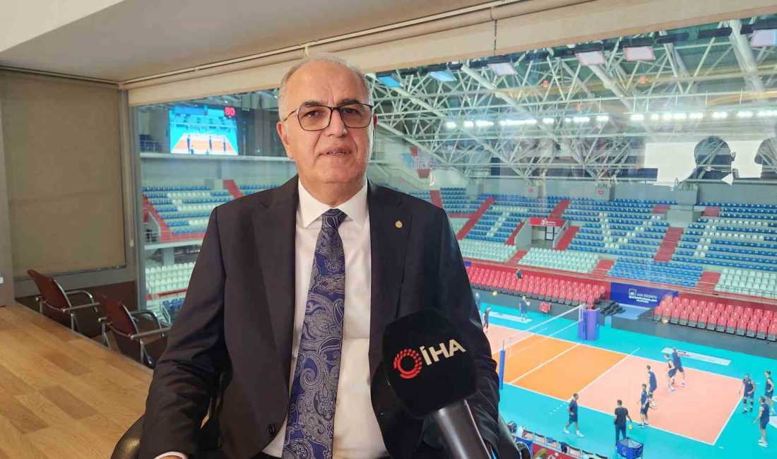 TÜRKİYE VOLEYBOL FEDERASYONU BAŞKANI MEHMET AKİF ÜSTÜNDAĞ