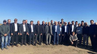 ÇANAKKALE'NİN BİGA İLÇESİNE GELEREK, DOLU VE FIRTINADAN ZARAR GÖREN ÇELTİK