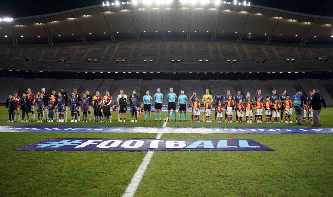 UEFA KADINLAR ŞAMPİYONLAR LİGİ A GRUBU 2. MAÇINDA GALATASARAY, SAHASINDA