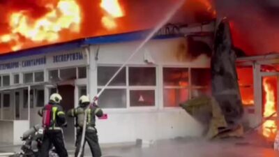 Ukrayna güçlerinin Rusya’nın güneyindeki Voronej bölgesinde bulunan etanol tesislerini insansız