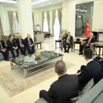 ulastirma ve altyapi bakani uraloglu irakli mevkidasi es sadavi ile gorustu ab14322